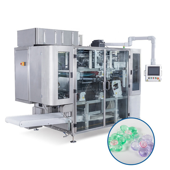 Упаковочная машина для продуктов Smalll Автоматическая упаковочная машина для капсул в стручках для моющих средств